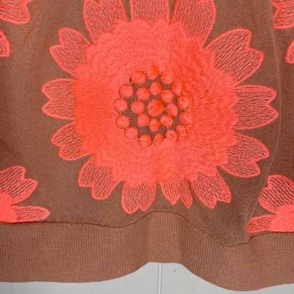 J. Crew collection Women's Floral sheer sleeveless blouse Top size‎ small - Picture 2 of 7